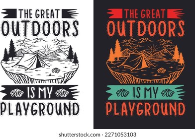 Camping T Shirt Design Bundle
T-shirt Design For Camping Lover