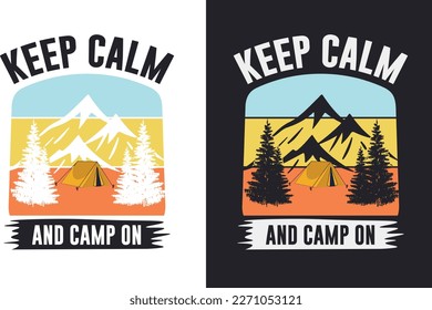 Camping T Shirt Design Bundle
T-shirt Design For Camping Lover