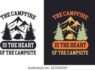 Camping T Shirt Design Bundle
T-shirt Design For Camping Lover