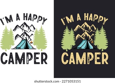 Camping T Shirt Design Bundle
T-shirt Design For Camping Lover