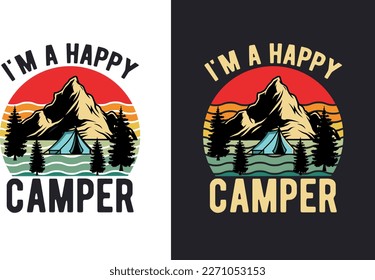 Camping T Shirt Design Bundle
T-shirt Design For Camping Lover