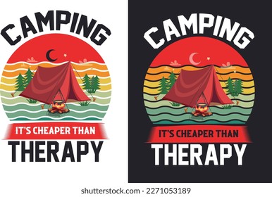Camping T Shirt Design Bundle
T-shirt Design For Camping Lover