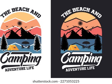 Camping T Shirt Design Bundle
T-shirt Design For Camping Lover