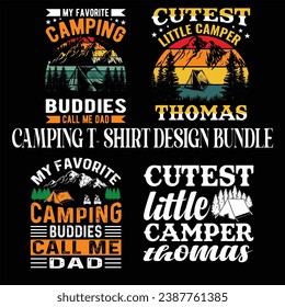 Tipografía vectorial del conjunto de diseño de camisetas de camping;montaña; 
