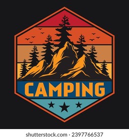 Camping t shirt design bundle