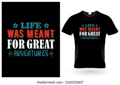 Camping t shirt design template