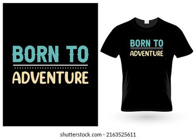 Camping t shirt design template