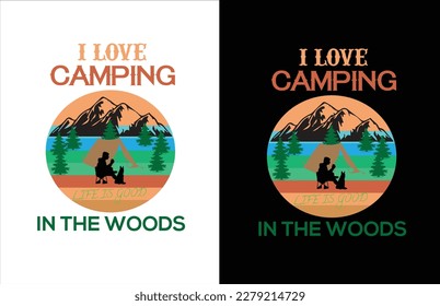 camping t shirt design vactor ,mountian t shirt design vactor 