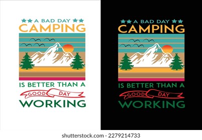 camping t shirt design vactor ,mountian t shirt design vactor 