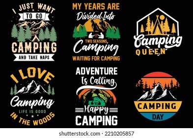 Camping t shirt design vector. camping vector graphics. Mountain t shirt design