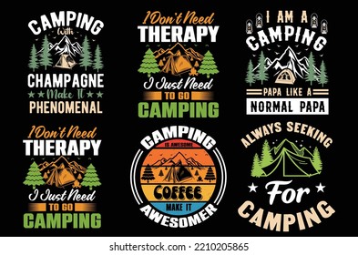 Camping t shirt design vector. camping vector graphics. Mountain t shirt design