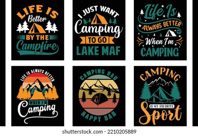 Camping t shirt design vector. camping vector graphics. Mountain t shirt design