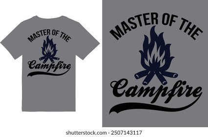 Camping t shirt design vector file.Mountain camping t shirt.