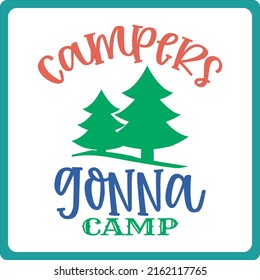 camping t shirt and svg design