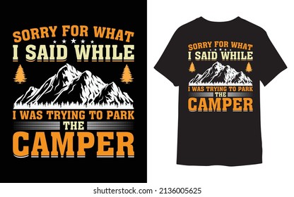 CAMPING T - Shirt Vector Design