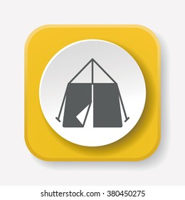 camping tent icon