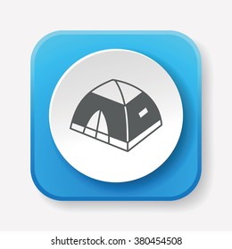 camping tent icon
