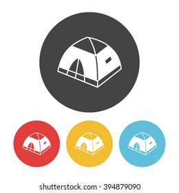 camping tent icon