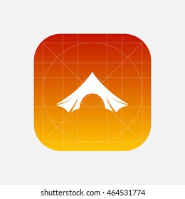 camping tent icon