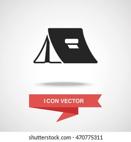 camping tent icon