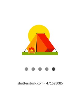 Camping Tent Icon