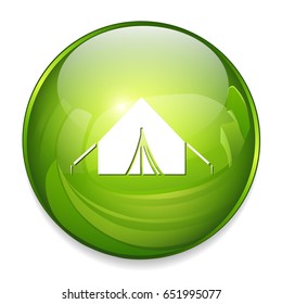 camping tent icon