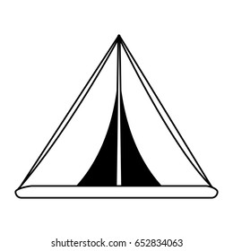 camping tent icon image 