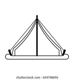 camping tent icon image 