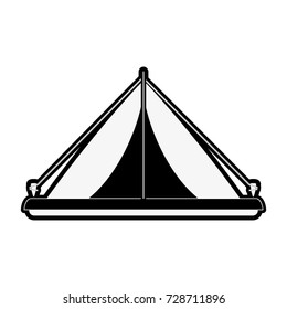 camping tent icon image 