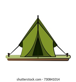 camping tent icon image 