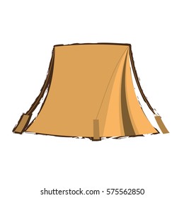 camping tent icon image, vector illustration design