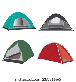 camping tent icon vector illustration symbol design