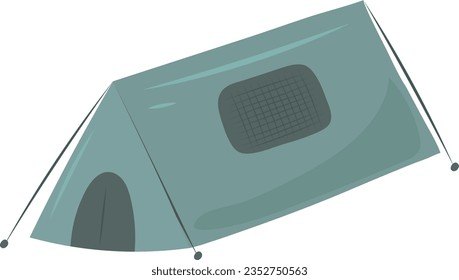 Camping Tent Illustration Graphic Element Art Card