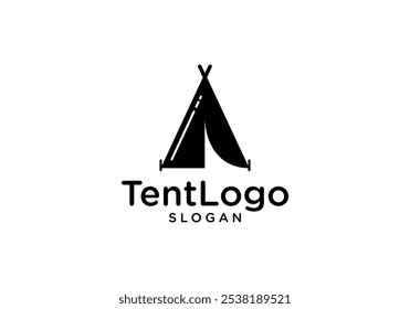 Camping Tent Logo Design Vector