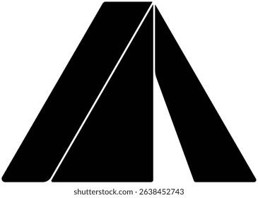 Camping Tent Symbol Icon Design