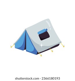 Camping tent vector colorful Stickers icons Design illustration. EPS 10 File
