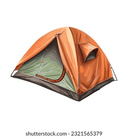 diseño vectorial de carpas de camping sobre blanco