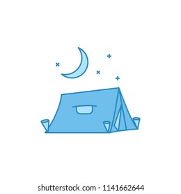 Camping Tent Vector Icon