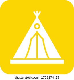 Camping Zelt Vektor Symbol Design Illustration