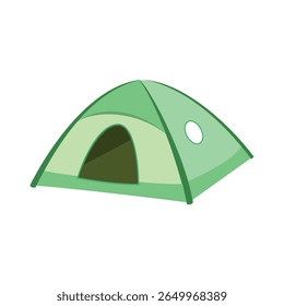 Camping Tent Vector Illustration – Outdoor Travel Icon