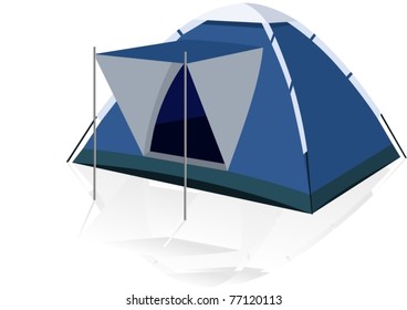Camping Tent-portable house for travelers.