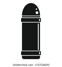 Camping thermos icon. Simple illustration of camping thermos vector icon for web design isolated on white background