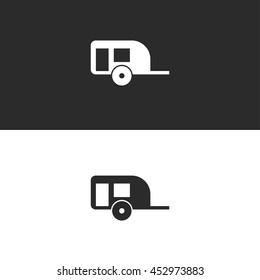 camping trailer icon