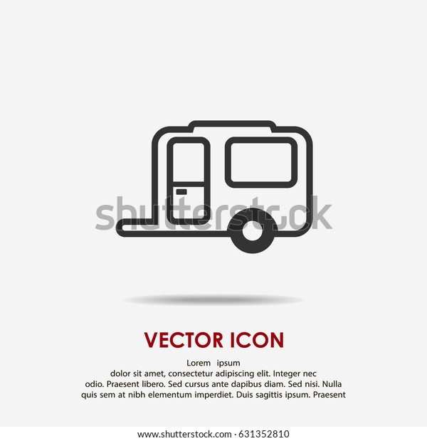 Camping trailer\
icon