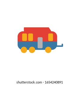Camping Trailer icon. Simple element from travel icons collection. Creative Camping Trailer icon ui, ux, apps, software and infographics.