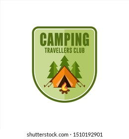 Camping travellers Club Vector Design