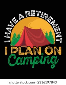 Camping t-shirt , Camper t-shirt, camping lover t-shirt