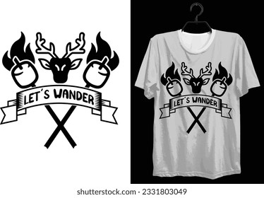 Camping T-shirt Design. Funny Gift Camping T-shirt Design For Camp Lovers. Typography, Custom, Vector t-shirt design. World All Camper T-shirt Design For Adventure