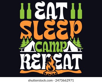Camping- Camping T-Shirt Design- Camping T-shirt- Summer Camp Shirt- Camping T-shirts- Camping-tents T-shirt- T-shirt Design