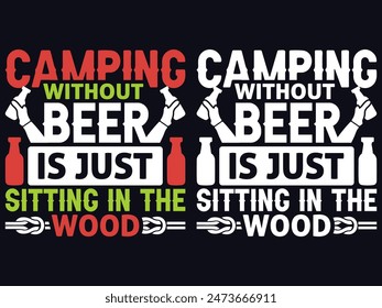 Camping- Camping T-Shirt Design- Camping T-shirt- Summer Camp Shirt- Camping T-shirts- Camping-tents T-shirt- Trailer park vector with shirts- Family camping and Family Camp T-shirt